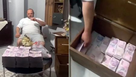 Kurbanlıklarını satan besici balya balya paralarla kamera karşısına geçti